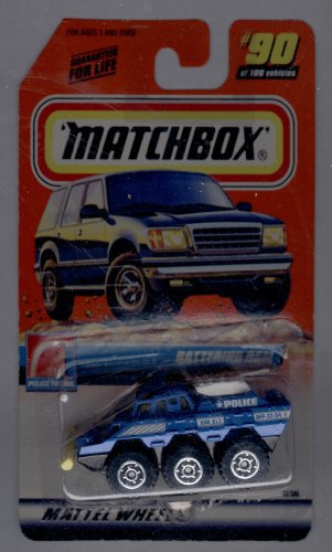 Matchbox 1999-90 of 100 Series 18 Police Patrol Battering RAM 1:64 Scale by Matchbox
