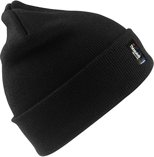 Result Headwear Wasserabweisende Skimütze bis -30°C Kälte RC033X Black