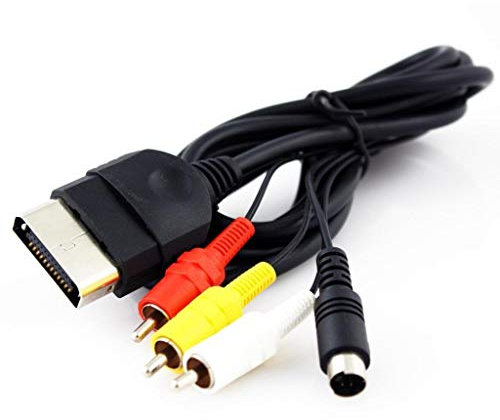 OSTENT AV Audio Video A/V- und S Video Kabel Kompatibel mit Microsoft Xbox Konsole