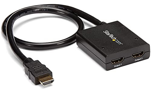 StarTech.com 2 Port HDMI 4k Video Splitter - 1x2 HDMI Verteiler - 4k @ 30 Hz - 2-fach Ultra HD 1080p HDMI Switch