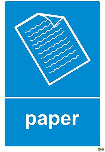 Recycling bin Sticker Paper - Self Adhesive Label