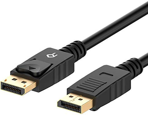 Rankie Cable DisplayPort a DisplayPort, 4K Resolución, 1,8 m, Negro