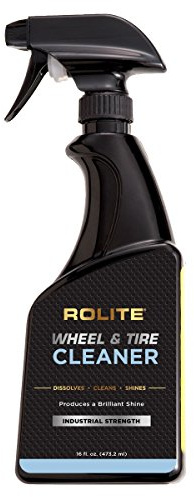 Rolite Wheel Tire Cleaner 16 Fl. Oz. Acid-free Brake Dust Remover Safe for Clear Coats All Finishes Road Grime