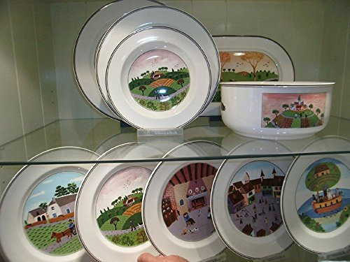 Villeroy BOCH Naif Naif Service de vaisselle 18 pièces (6 étages-6 fonds 6 fruits)