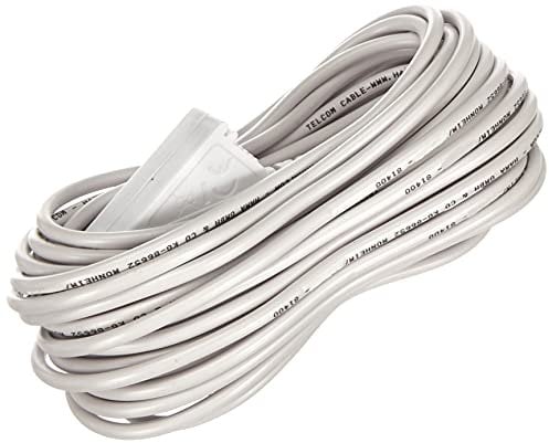 Hama DSL Router Anschlusskabel, TAE-F auf RJ45, 6m (geeignet für DSL/ADSL/VDSL, TAE-F auf Western-Stecker 8p2c, Telefon-Kabel zum Anschluss von Modem&Router an Telefondosen) TAE Verbindungskabel weiß