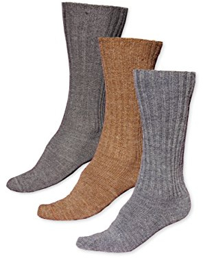 Posh Gear 3 Paar Alpaka Socken Calzedere Damen Herren, Farbmix, Größe 41-43
