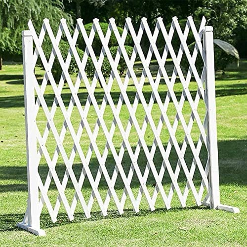 JIANFEI-weilan Gartenzaun Steckzaun Holzzaun Ausziehbar Außendekoration Leitplanke, 2 Farben, Mehrere Größen (Size : B-110x180cm)