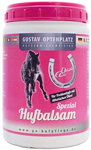 Gustav Optenplatz GO! Spezial Hufbalsam Girlz-Serie farblos mit Pro Vitamin B5 (1000 ml)