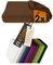 npluseins 2er Pack Spannbezüge für Nackenkissen Gesundheitskissen 959.1234, M, 35-40x55-60 cm, Schokobraun