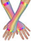 Boland - Handschuhe New York, Netzhandschuhe, Stulpen, 80er Jahre, dehnbar, Kostüme, Karneval, Mottoparty