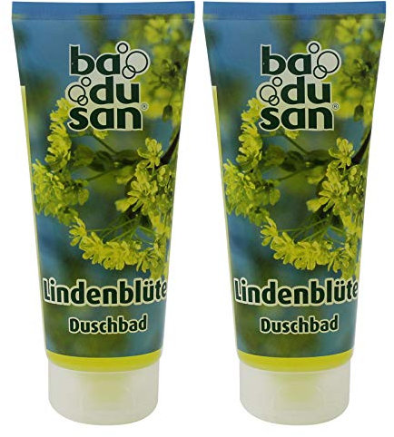 2er Pack Badusan Duschgel Duschbad Lindenblüte 2 x 200 ml Tube