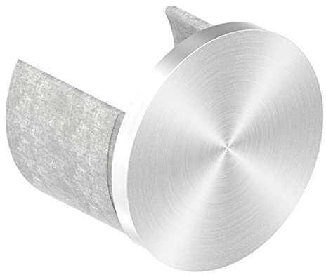 Endkappe | flache Ausführung | für Nutrohr Ø 42,4 mm | V2A