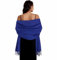 SWAT PANY Stola Blau Damen Festlich Schultertuch Stola für Abendkleid Pashmina Schal Frauen Winter Schals Tücher für Damen