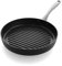 GreenPan Lima Midnight Sartén Parrilla Redonda de Saludable Cerámica Antiadherente Anodizada Dura de 28 cm, Sin PFAS, Apta para lavavajillas, Inducción y Horno, Negra