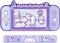 GeekShare Purple Bunny Wrist Rest Support Mouse Pad Set- Non-Slip Rubber Base and Lightweight Memory Foam Wrist Rest for Keyboard and Mouse, Perfect for Gaming,or Home Office Work