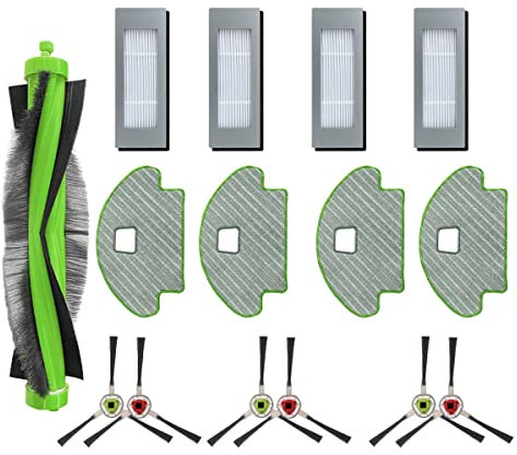 Fantisi Kit di accessori di ricambio per robot Combo serie Roomba, spazzole laterali, spazzola principale, moci, filtro, Combo113 R113840, 4719026