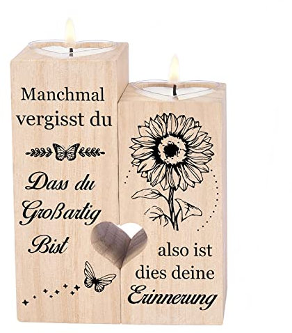 Geschenke für Frauen, Kerzenständer - Geburtstagsgeschenk für Frauen, Frauen Geschenke für Freunde Schwester