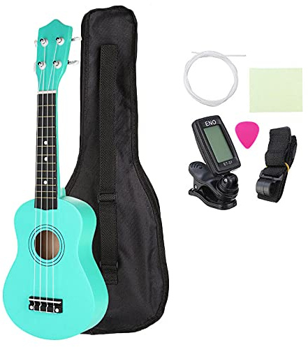 CAZARU Ukulele Sopran 21 Zoll Anfänger Ukulele 4-saitiges hawaiianisches Gitarreninstrument