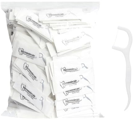 ZCSOWE 100 Pezzi Forchette interdentali USA e Getta Tripla Pulizia Facili e semplici da Usare confezionate singolarmente igieniche e Portatili Funziona Senza Problemi su Denti Stretti