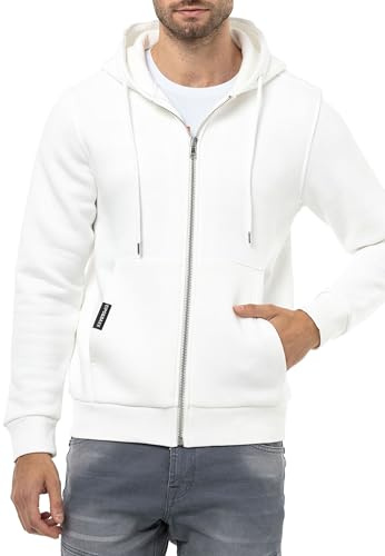 Cipo & Baxx Herren Sweatjacke Hoodie Series – Stylischer Pullover im Modernen Casual Streetwear Stil mit Reißverschluss & Kapuze für Alltag Freizeit & Party