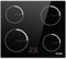 Cooksir Plaque Induction 4 Feux, 60cm Encastrable, 6600W, Plaque de Cuisson Induction, Contrôle Tactile, Panneaux Verre Céramique, 9 Niveau de Puissance, 220-240v (Pas de Prise)