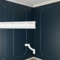 MARBET DESIGN Wandvertäfelung Styropor weiß - Segmentierte Wanddekoration EPS Stuck Dekor Kunststoff - Wandprofil Wandkassetten Eckleiste Flachprofile Design Porträt Rahmen (B-10 46x9 mm, 20 Meter)