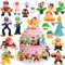 Super-M-ario Cake Toppers, 18 Stück Super-M-ario Figuren Set, Super- M-ario Tortendeko, Mini Figuren Tortendeko, Super-Ma-rio Geburtstag Deko Figuren Tortendeko Geburtstage Von Kindern Party