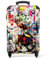 NoBoringSuitcases.com Handgepäck Koffer, Reisekoffer, Reisetasche mit Rollen, Trolley Handgepäck, Koffer Handgepäck, Trolley 55x40x20, Suitcase, Handgepäck 55x40x20 cm (Kunstcollage - Mehrfarbig)