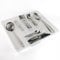 DIVCHI Cutlery Tray Kitchen Drawer Organiser 7 Compartments Utensil Spoon Fork Holder Silverware Flatware Storage Rack (Transparent)