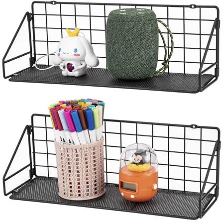 ASTOTSELL Schweberegale, Wandmontage, 2er-Set, Hängeregal für Badezimmer, Wohnzimmer, Schlafzimmer, Küche, Heimdekoration