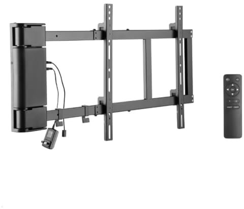 MonLines mySwing MSM03 elektrische TV Wandhalterung mit Infrarot FB, schwarz