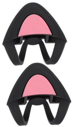 Hemobllo Cat Ear Headphones Lovely Headset Decorations of Silicone Headset Decors for Cat Ears Headband Lovers