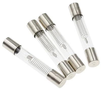 AIRUIXI Fusible 5 uds 5KV 0.6A 0.65A 0.7A 0.75A 0.8A 0.85A 0.9A 1A 6X40MM Fusible de Alta presión for microondas Fusible Especial for Horno microondas(0.8A)