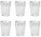 Stelton Pilastro Trinkgläser - Geriffelte Wassergläser Set - Spülmaschinenfest, Stapelbar, für heiße & kalte Getränke - 150ml - 6er Set