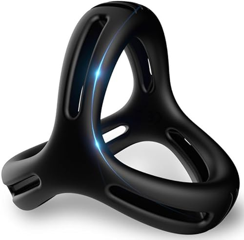 QiKKago 2024 Neue Schwarze Weiche Elastische Sport-Porno-Ring-ZubehöR, FitnessgeräTe, Die MüDigkeit Und Stress Lindern, Paargeschenke-F9