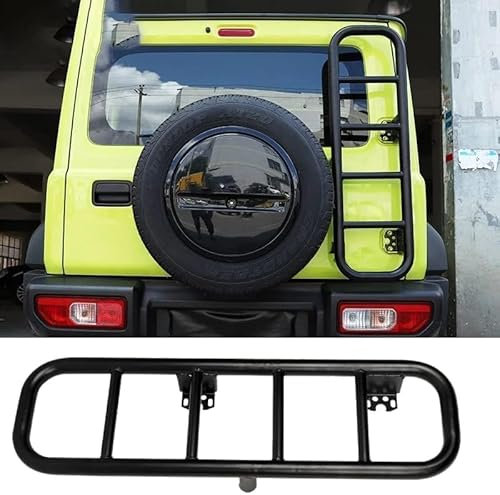 DRYFAL Scaletta per portellone Posteriore Auto per Suzuki jimny 2019-2021 Dell'auto Scala per Porta Posteriore Auto scaletta per Cross Country