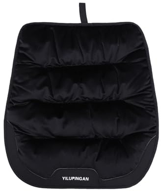 LY4U Cuscino per Sedile Invernale 48x50cm, Cuscino per Sedia da Ufficio in Pelliccia Sintetica Morbida, Cuscino per Sedile Auto Antiscivolo e Caldo per Casa e Guida