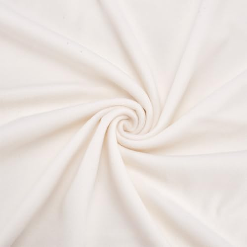 BENECREAT 1 m Beiger Fleecestoff 158cm Breiter Polyester Kaschmirstoff Für Nähprojekte Schals Und Fleecedecken Ohne Nähen