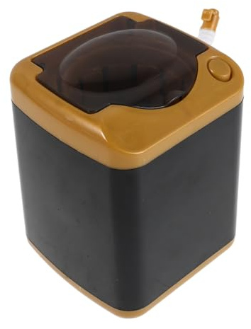 TOPPERFUN Mini Lavatrice Automatica per Pulizia Ciglia Finte e Spugne Trucco Portatile Pulizia Delicata e Veloce per Estensioni Ciglia Strumento di Bellezza Multifunzione senza Batteria