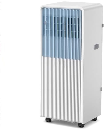 Condizionatore d'aria portatile 12000 BTU, modalità raffreddamento, deumidificatore e ventilatore, timer 24 ore, telecomando, kit finestra, non necessita di parete per uso domestico e ufficio