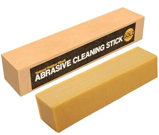 Peachtree Woodworking Supply Cleaning Eraser Stick for Abrasive Sanding Belts, 1-1/2 x 1-1/2 x 7-7/8 – Natural Rubber Eraser for Cleaning Sandpaper, Rough Tape, Skateboard Shoes and Sanding Discs