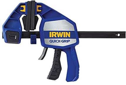 Irwin 10505942 XP Einhand-Zwinge 150 mm, extrem Haltekraft 250 kg, Spreizfunktion