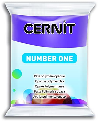 CERNIT Nummer eins Lehm 56g, violett, 7 x 5.5 x 1.5 cm