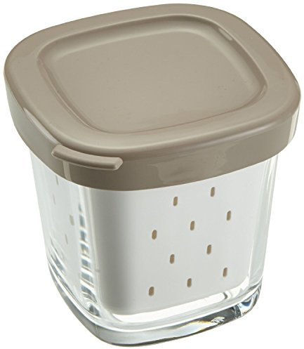Seb XF100101 Delices Box Coffret de 6 Pots Yaourt Verre Couvercle avec Égouttoir,cloris aléatoire