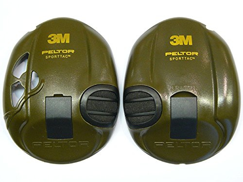 Peltor SportTac Spare Cup Cover - Green Pair