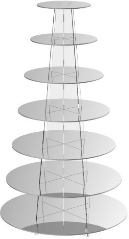 Round Acrylic Cupcake Stand 7 Layer
