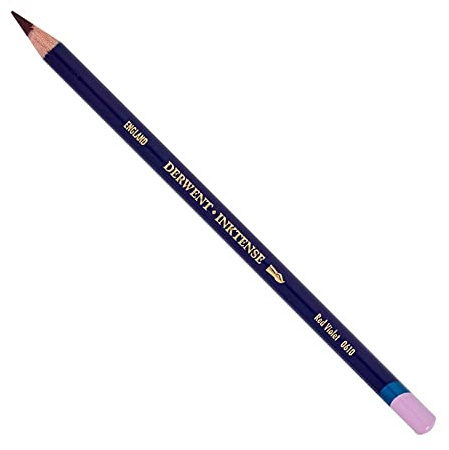 Derwent Inktense Permanent Watercolour Single Pencil, Saddle Brown (1740), 4mm Premium Core Strength, Water-Soluble, Ideal for Drawing, Colouring & Painting on Paper & Fabric, Professional Quality (2301891)