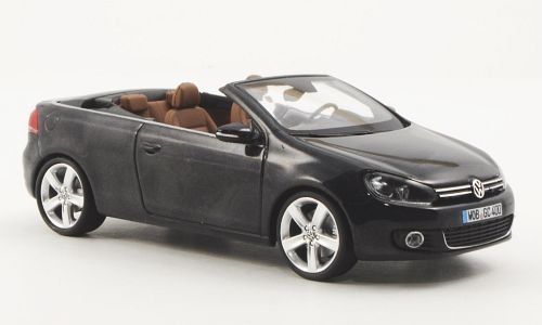 VW Golf VI Cabriolet, metallic-dunkelgrau, 2011, Modellauto, Fertigmodell, Schuco 1:43