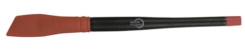 Mercer Culinary Silicone 60 Degree Angle Plating Brush, Multi-Colour | Food-safe bristles withstand heat up to 250 degrees Celsius, ensuring commercial durability for precise plate dressing.