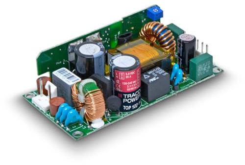 AC/DC Open Frame Power Supply (PSU), Class I & II, 1 Output, 100 W, 12 V, 8.3 A